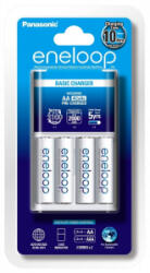 Panasonic Eneloop KKJ51MCC40E timer akkutöltő +4xAA eneloop akku