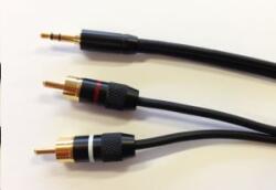 KáCsa Audió KáCsa KCE-65-3JR jack-RCA összekötő kábel 24K aranyozott 3m (KCE-65-3JR)