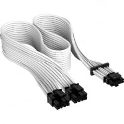 Corsair Premium PCIe 5.0 12VHPWR PSU adapterkábel 50cm fehér (CP-8920332) (CP-8920332)
