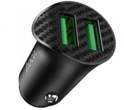 hoco. Z39 2xUSB-A autós töltő fekete (Z39_BK)