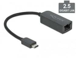 Delock USB-C adapter apa 2, 5 Gigabit LAN kompakt (66645) (66645) - aqua