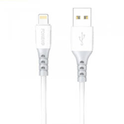 FONENG X66 USB-A - Lightning kábel 1m fehér-szürke (6970462516712)