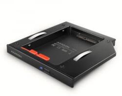 AXAGON RSS-CD12 2.5' laptop ODD beépítő adapter fekete (RSS-CD12)