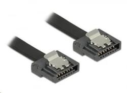 Delock 83838 SATA Flexi kábel 10 cm fekete
