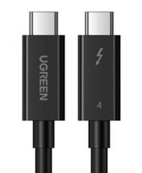 UGREEN US501 USB-C- USB-C kábel , Gen3, 100W, 4K, 0.8m, fekete (30389)