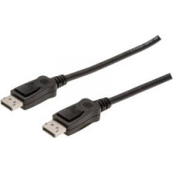 ASSMANN DisplayPort csatlakozókábel [1x DisplayPort dugó - 1x DisplayPort dugó] 5 m fekete, Digitus