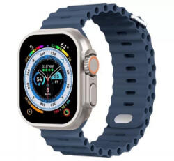 Phoner River Apple Watch 41/40/38 mm szilikon szíj mélykék (72486)