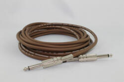 KáCsa Audió KáCsa KCE-GIT-N3 6.3mm jack gitár kábel barna 3m (KCE-GIT-N3)