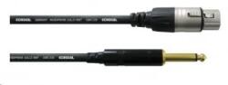 Cordial CCM 7, 5 FP mikrofon kábel 1 XLR female 3-pin -> 1 6.5mm Jack mono
