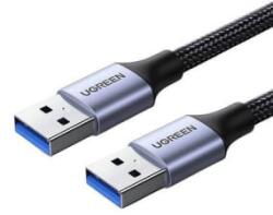 UGREEN USB-A apa-apa kábel 0, 5m fekete-szürke (80789)