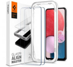 Spigen AlignMaster Glas. tR Samsung Galaxy A13 Tempered kijelzővédő fólia (AGL04280) (SPAGL04280)