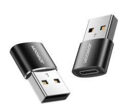 JOYROOM adapter 2db (Type-C - USB, töltés, adatátvitel) FEKETE (S-H152 BLACK) (S-H152 BLACK)