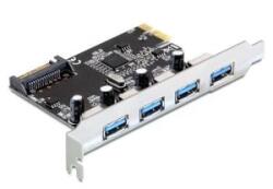 Delock DL89297 PCI Express kártya -> 4 x USB 3.0 (89297)