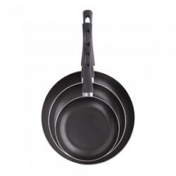 Bergner BGEU-5553 Reeco 3 részes alumínium serpenyő szett, (20+24+28cm) (BGEU-5553)