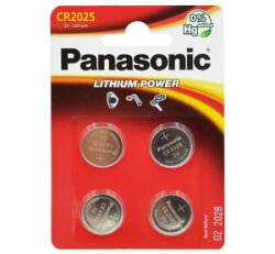 Panasonic gombelem (CR2025, 3V, lítium) 4db / csomag (CR2025EL-4B) (CR2025EL-4B) - aqua