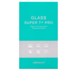 Nillkin SUPER T+ PRO képernyővédő üveg (2.5D lekerekített szél, karcálló, UV szűrés, ultravékony, 0.15mm, 9H) ÁTLÁTSZÓ [Apple iPhone - aqua - 4 980 Ft
