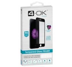 Blautel 4-OK képernyővédő üveg (3D full glue, íves, teljes felületén tapad, tok barát, karcálló, 9H) FEKETE [Xiaomi Redmi Note 9T 5G] (PRFN9T)