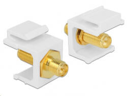 DeLock Keystone modul RP-SMA aljzat > RP-SMA aljzat csatlakozókkal (86356) - aqua