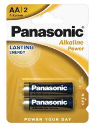 Panasonic 1.5V Alkáli AA ceruza elem Alkaline Power (2db / csomag) (LR6APB/2BP) (LR6APB/2BP)