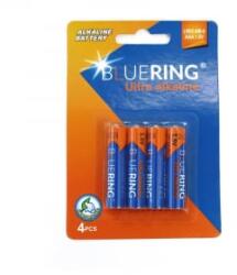 BLUERING Ultra Alkaline AAA LR03 1.5V mini ceruzaelem 4db/cs (5999093895776)