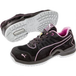 PUMA Fuse TC Pink Wns Low 644110-38 ESD biztonsági cipő S1P Méret: 38 Fekete, Rózsa 1 pár
