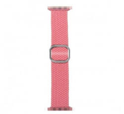 Phoner Hook Apple Watch csatos fonott szövet szíj 49/45/44/42mm rózsaszín (72617) (PH72617)