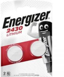 Energizer CR2430 lítium gombelem, 3 V, 290 mA, 2 db, Energizer BR2430, DL2430, ECR2430, KCR2430, KL2430, KECR2430, LM2430 - aqua