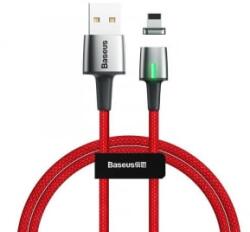 Baseus mágneses USB-A - Lightning kábel 1m piros (CALXC-A09)