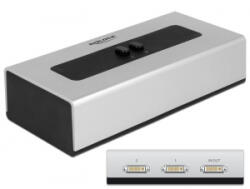 Delock 2 portos manuális DVI switch (87664) (87664)