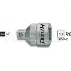 HAZET Adapter belsőnégyszögről 10 mm (3/8) külső négyszögre 6, 3 mm (1/4), Hazet 8858-2