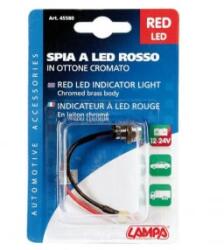 LAMPA 12/24V LED menetes jelzőfény, piros színű (0145580) (LA0145580)