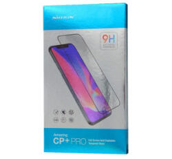 Nillkin CP+ PRO képernyővédő üveg (2.5D kerekített szél, íves, full glue, karcálló, UV szűrés, 0.33mm, 9H) FEKETE [Apple iPhone 13 Pro]