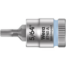 Wera 8740 A 05003380001 Belső hatlap Dugókulcs bit betét 5/64 1/4 (6, 3 mm)