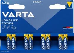 VARTA Longlife Power Alkaline AAA ceruza elem 8 db/csomag (4903121418) (4903121418) - aqua