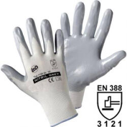 L+D worky Worky 1155 Nitril kötött védőkesztyű, 100% nylon nitrilkaucsuk bevonattal, méret: 9