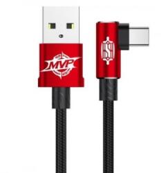 Baseus USB-A - USB-C derékszögű kábel 1m piros (CATMVP-A09)