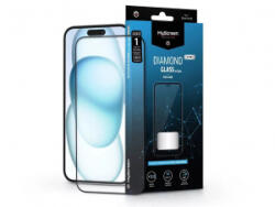 MyScreen Protector Diamond Glass Lite Edge2.5D Full Glue Apple iPhone 15 Plus / 15 Pro Max edzett üveg kijelzővédő fekete kerettel (LA-2330) (LA-2330)