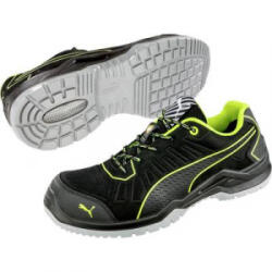 PUMA Fuse TC Green Low 644210-45 ESD biztonsági cipő S1P Méret: 45 Fekete, Zöld 1 pár