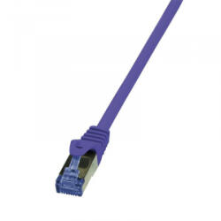 LogiLink Patch kábel PrimeLine Cat. 6A S/FTP 7, 5m lila (CQ308VS)