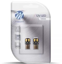 m-tech T10 LED P 4x5730 SMD Can-Bus fehér színű pár (72LB323W) (72LB323W)