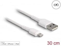 Delock USB-A - Lightning töltőkábel 30cm (87866) (87866)