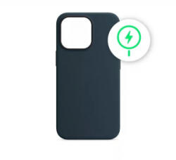 Phoner Apple iPhone 12/12 Pro Magsafe szilikon tok kék (71743) (PH71743)