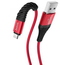 hoco. X38 MicroUSB kábel piros-fekete 1m (HC710550)