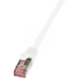 LogiLink RJ45 Hálózati csatlakozókábel, CAT 6 S/FTP [1x RJ45 dugó - 1x RJ45 dugó] 1, 5 m, fehér LogiLink - aqua