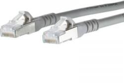 METZ CONNECT RJ45 Hálózati csatlakozókábel, CAT 6A S/FTP [1x RJ45 dugó - 1x RJ45 dugó] 3 m, szürke BTR Netcom (1308453033-E)