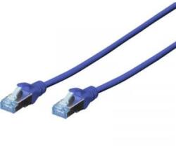 ASSMANN RJ45 Hálózat csatlakozókábel CAT 5e SF/UTP 1x RJ45 dugó - 1x RJ45 dugó 5 m Kék UL minősített - aqua