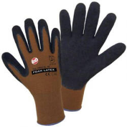 L+D worky Nylon Latex FOAM 14902-7 Nylon Munkakesztyű Méret (kesztyű): 7, S EN 388: 2016 CAT II 1 pár