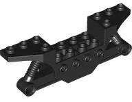 LEGO® 70682c11 - LEGO fekete jármű alváz 2 x 10 méretű, 4 pin csatlakozóval (Quad) (70682c11)