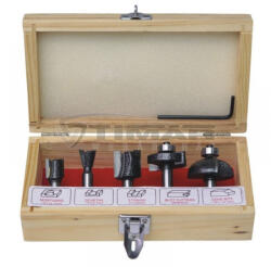 Dedra 0782 Profilmaró készlet fadobozban, 5 részes (782)