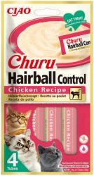 INABA Churu Hairball Chicken 4x14 g egy nyákoldó csirkével